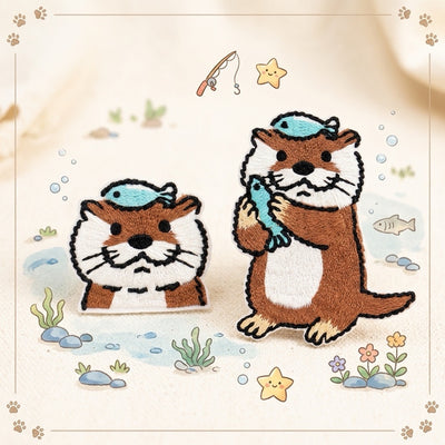 Cute Otter Patches (Stick-On)