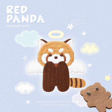Embroidered Pins of Funny Red Panda