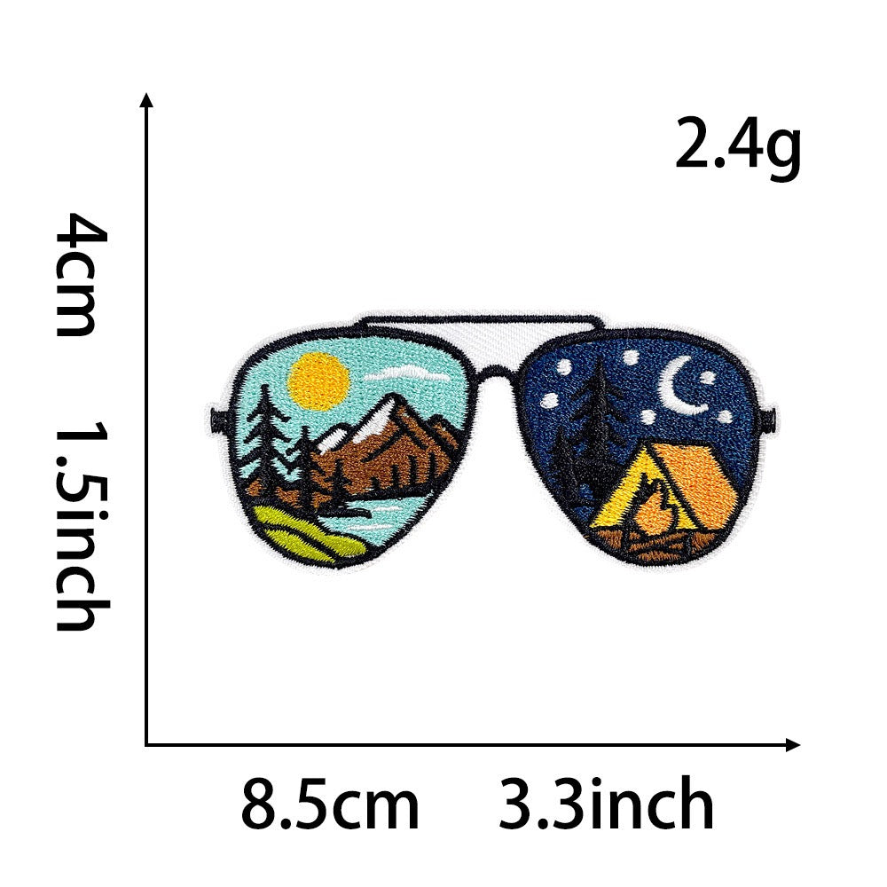 Outdoor Fishing & Camping Patches (Iron-On) - CheerCove