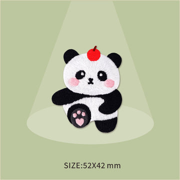 Adorable Panda Embroidered Patches - Multiple Designs Available - CheerCove