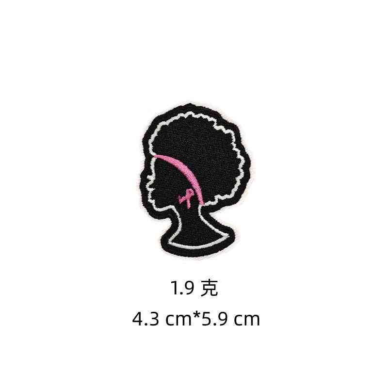 Fashion Girl ① Patches (Iron-On)