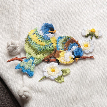 Vibrant Bird Patches (Iron-On)