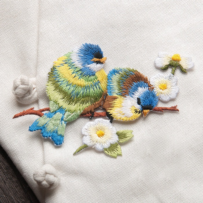 Vibrant Bird Patches (Iron-On)