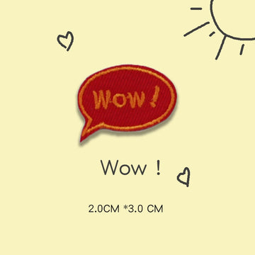 Exclamation Embroidered Patches - Multiple Designs Available - CheerCove