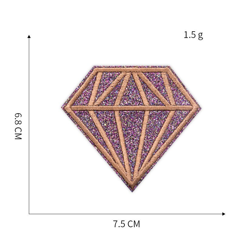 Diamond Patches (Iron-On)
