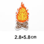 Camping Vibes Patches (Stick-On)