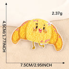 Fast Foodie Embroidered Patches ② - Multiple Designs Available - CheerCove