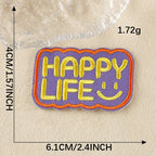 Everyday Words Embroidered Patches ② - Multiple Designs Available - CheerCove