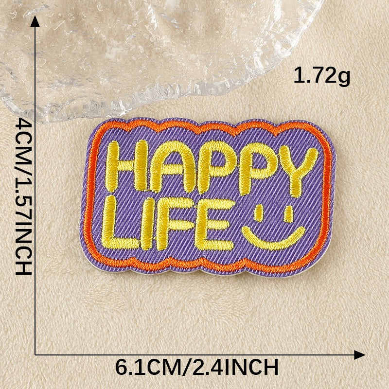 Everyday Words Embroidered Patches ② - Multiple Designs Available - CheerCove