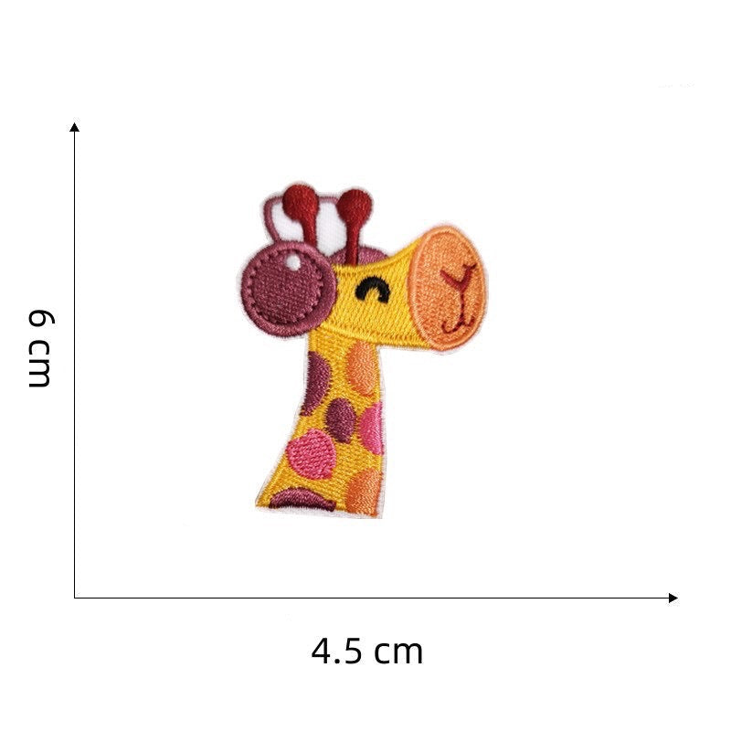Giraffe Embroidered Patches - Multiple Designs Available - CheerCove