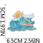 Beach Vacation Patches (Iron-On)