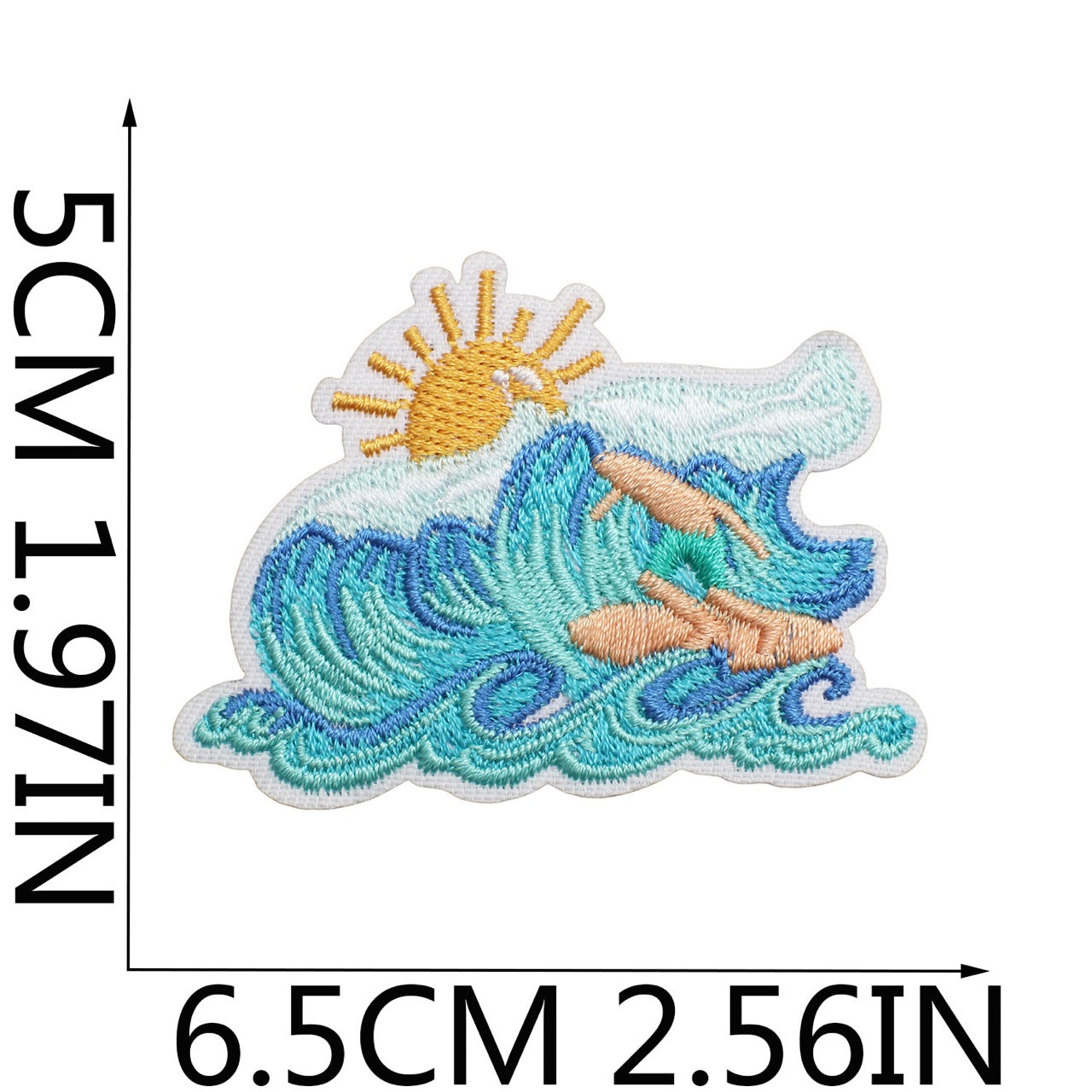 Beach Vacation Patches (Iron-On)