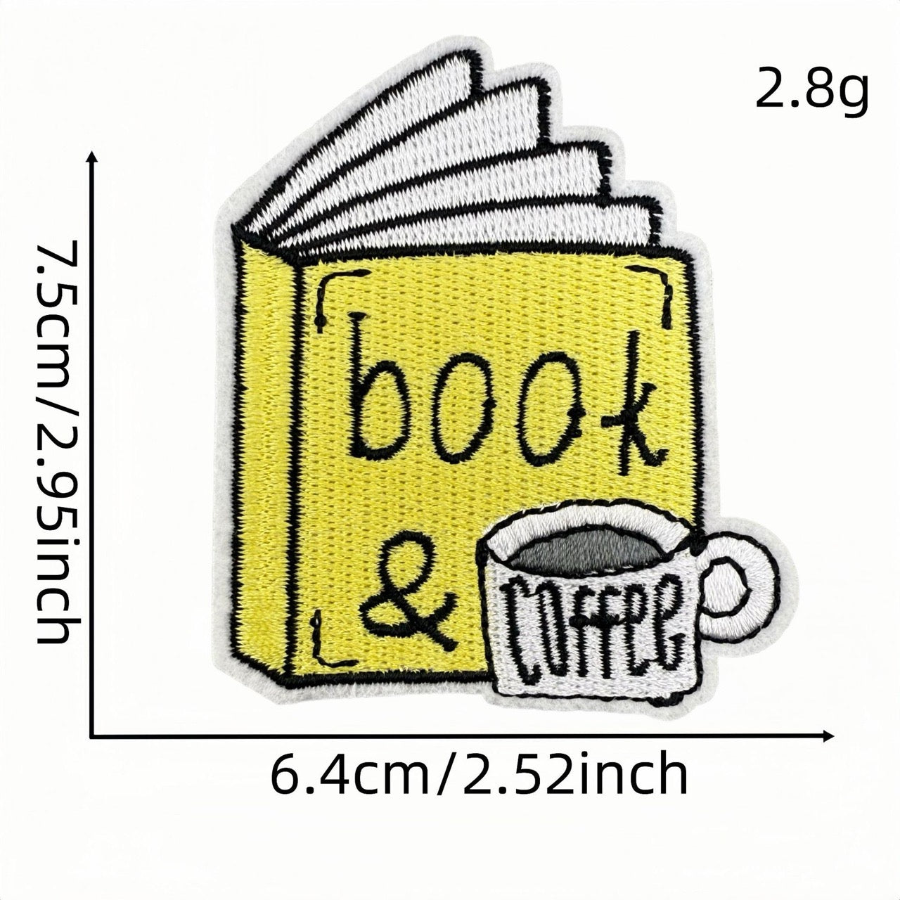 Books Patches (Iron-On)