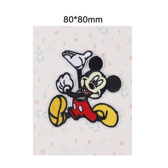 Classic Cartoon Mouse Patches (Iron-On)