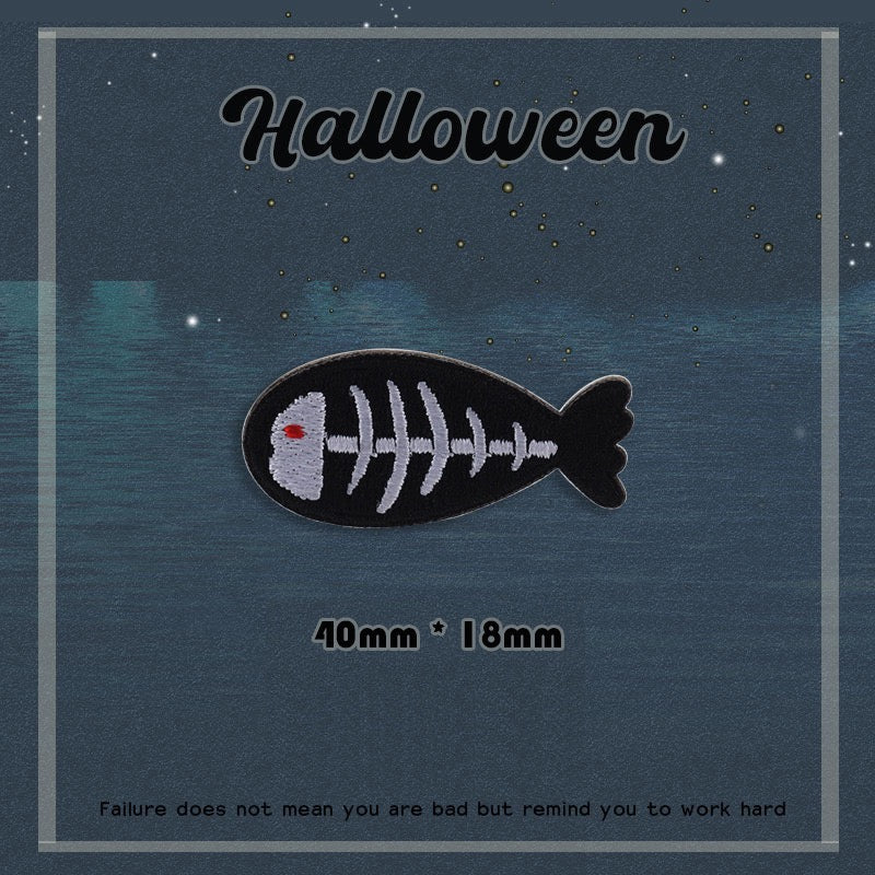 Halloween ② Embroidered Patches - Multiple Designs Available - CheerCove