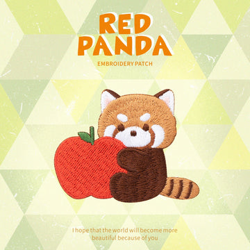 Cute Red Panda Embroidered Patches - Multiple Designs Available - CheerCove