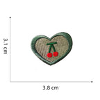 Assorted Heart Embroidered Patches - Multiple Designs Available - CheerCove