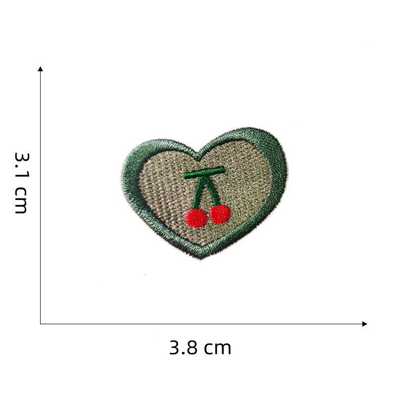 Assorted Heart Embroidered Patches - Multiple Designs Available - CheerCove