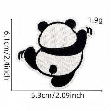 Panda ① Patches (Iron-On)