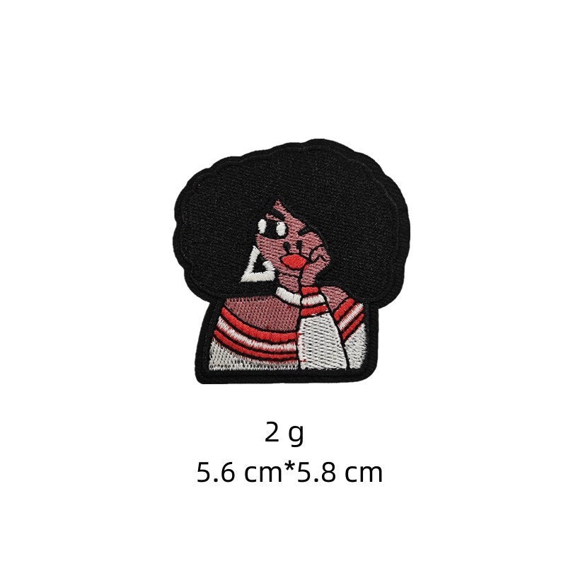 Fashion Girl ② Patches (Iron-On)