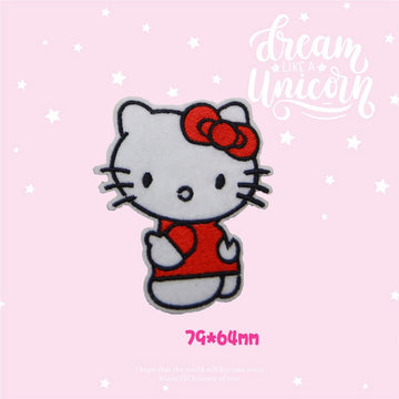Pink & Cute Kitty Patches (Iron-On)