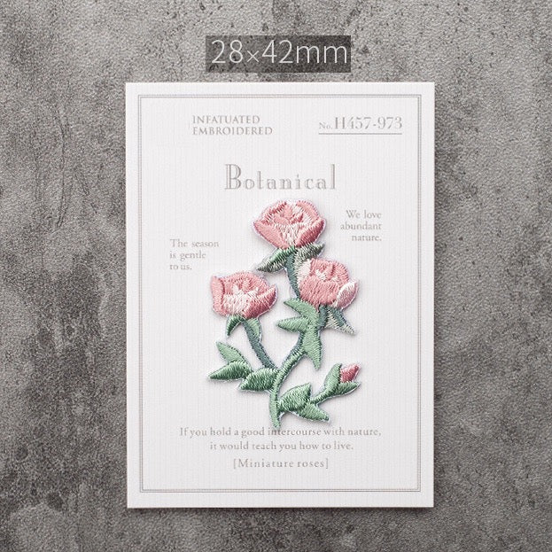 Beautiful flower Patches (Iron-On)