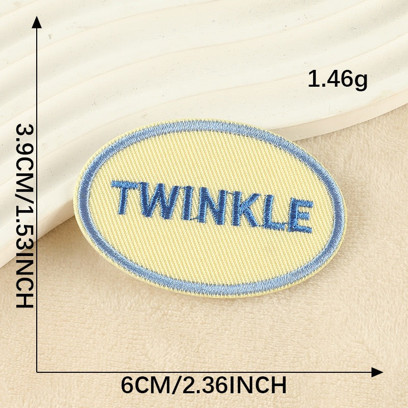 Rainbow Words Embroidered Patches ① - Multiple Designs Available - CheerCove