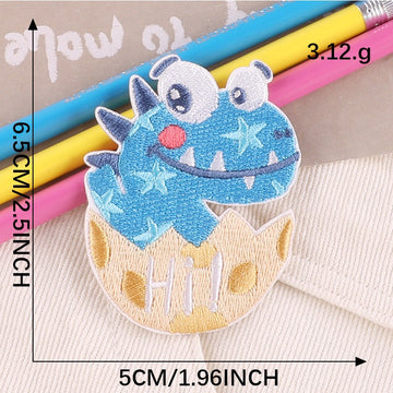 Dinosaur Embroidered Patches - Multiple Designs Available - CheerCove