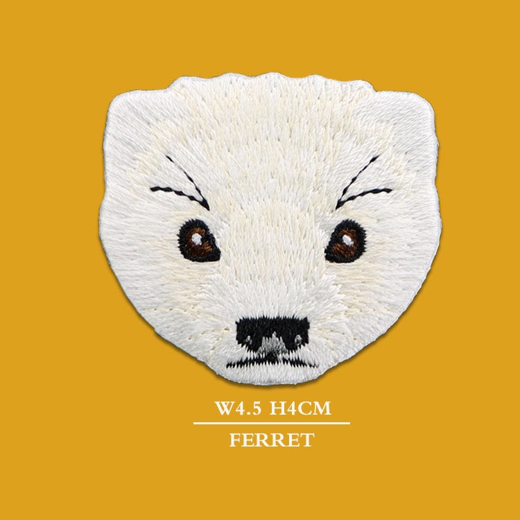 Animal Portrait Patches (Stick-On)