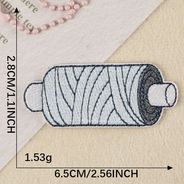 Sewing Tools Embroidered Patches - Multiple Designs Available - CheerCove