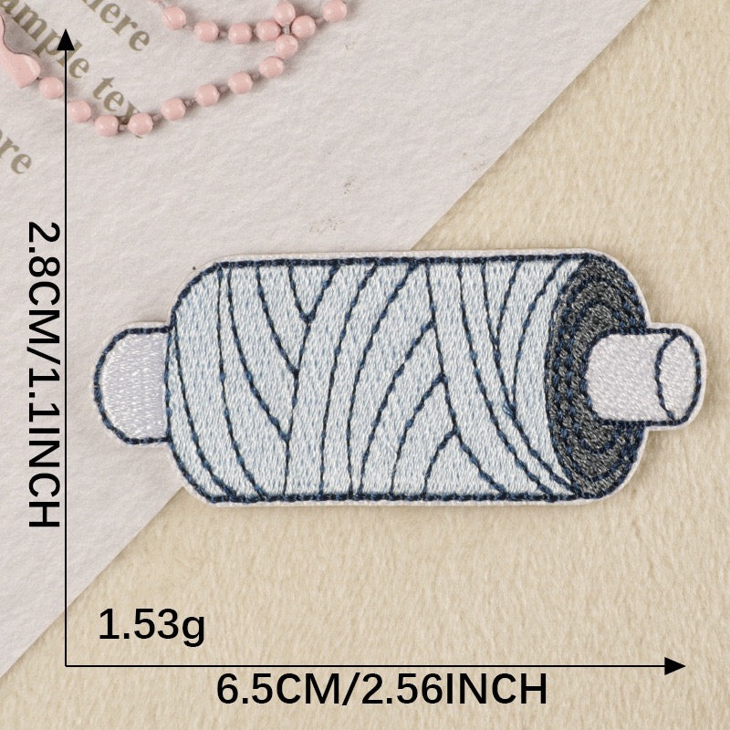 Sewing Tools Embroidered Patches - Multiple Designs Available - CheerCove