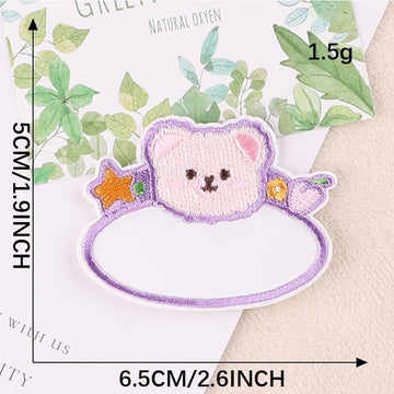 Write-On Name Embroidered Patches ② - Multiple Designs Available - CheerCove