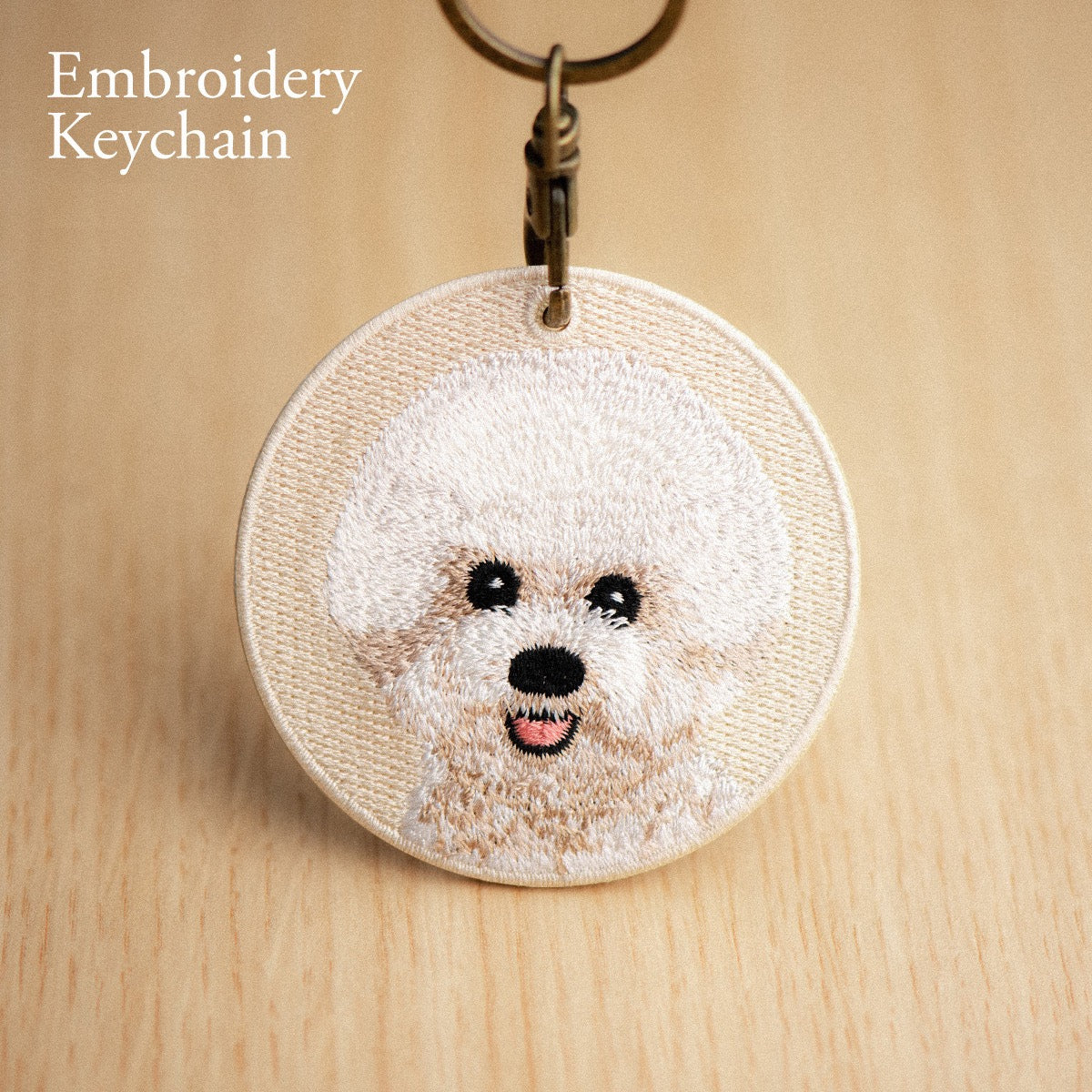 Cute Dog Double-Sided Embroidered Keychains ② - CheerCove