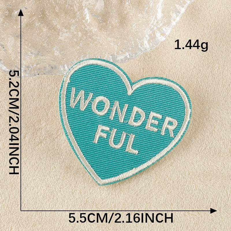 Everyday Words Embroidered Patches ③ - Multiple Designs Available - CheerCove