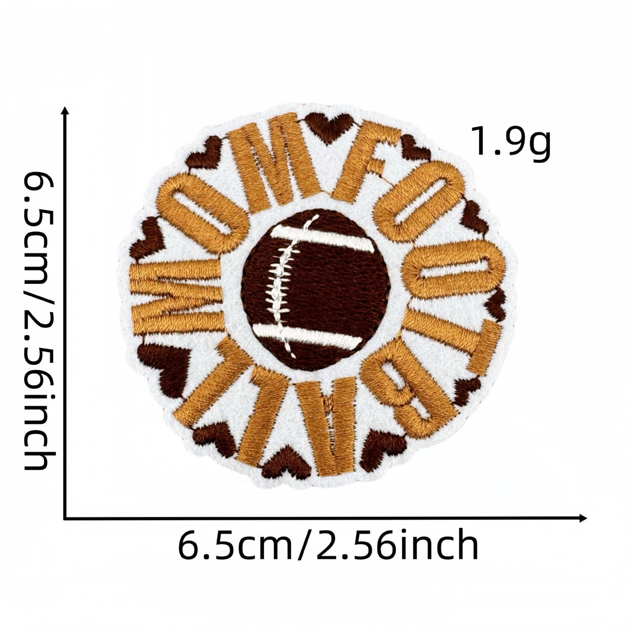 Football ① Patches (Iron-On)