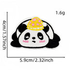 Panda ② Patches (Iron-On)