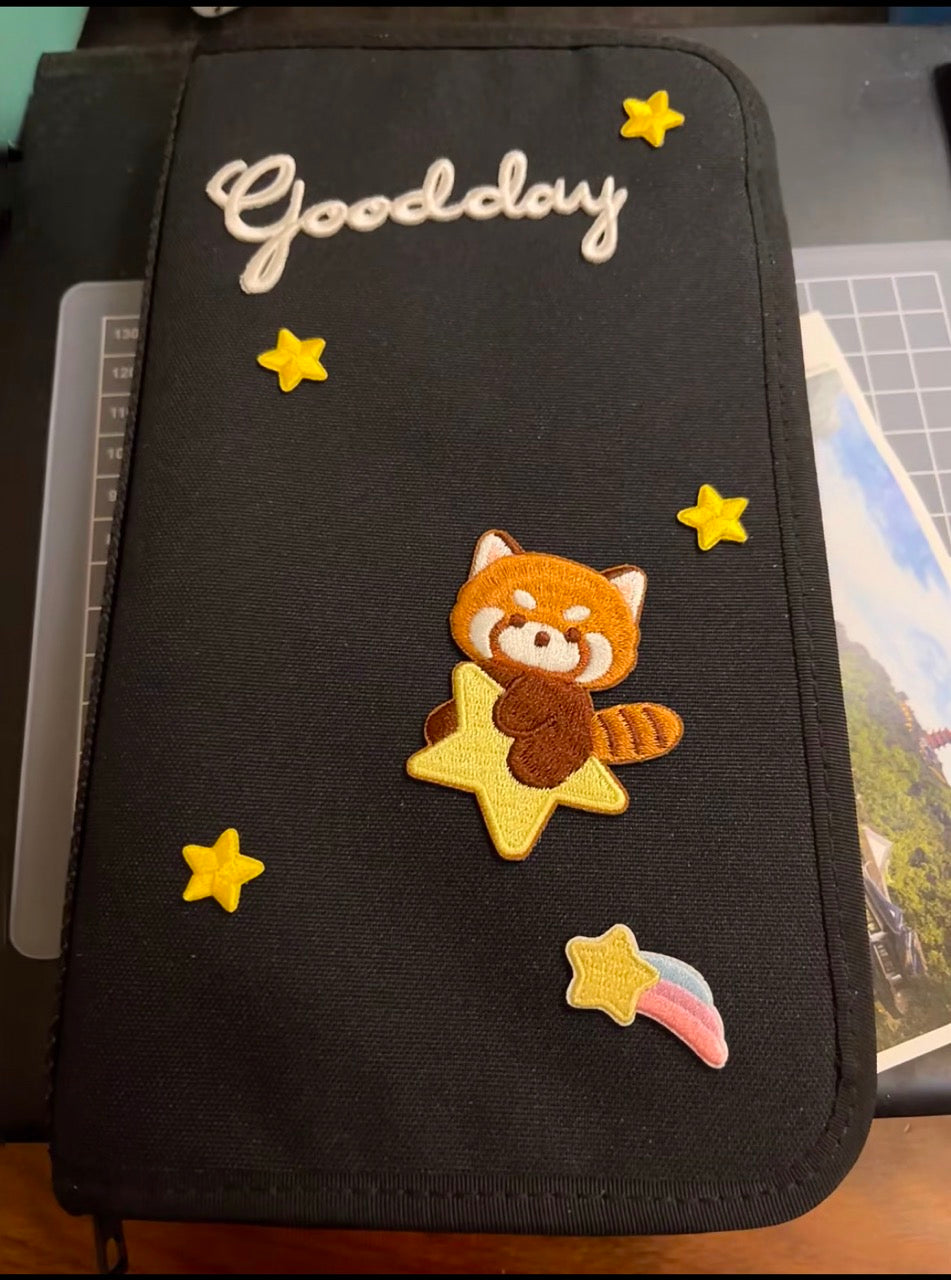 Funny Red Panda Embroidered Patches - Multiple Designs Available - CheerCove