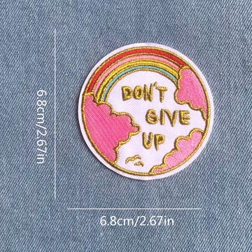 Inspirational Words Patches (Iron-On)