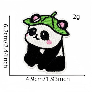 Panda ① Patches (Iron-On)