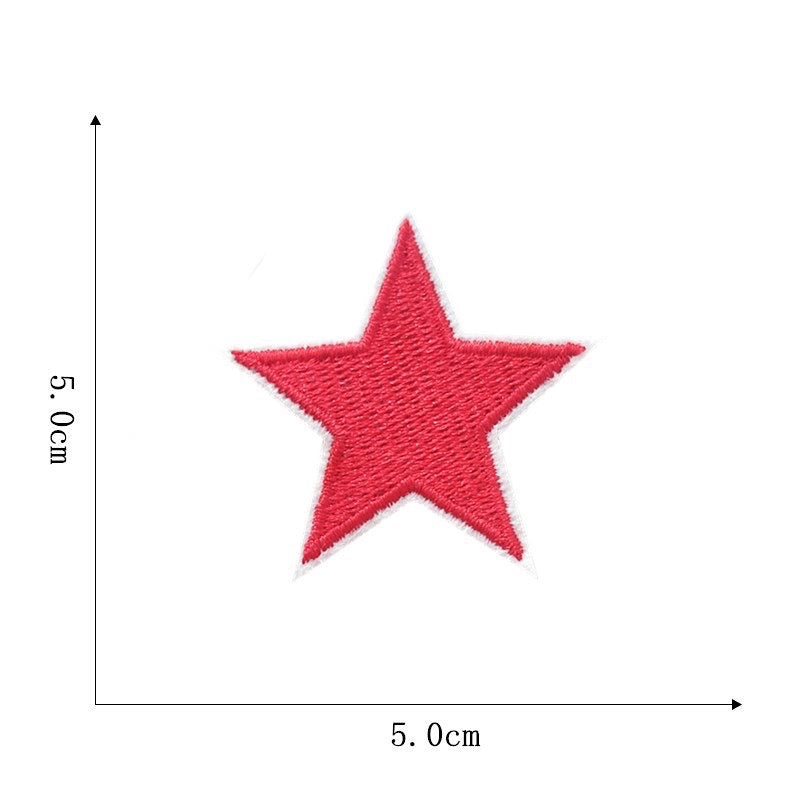 Colorful Stars Patches (Iron-On)