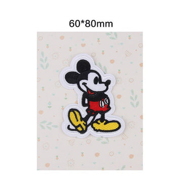 Classic Cartoon Mouse Patches (Iron-On)