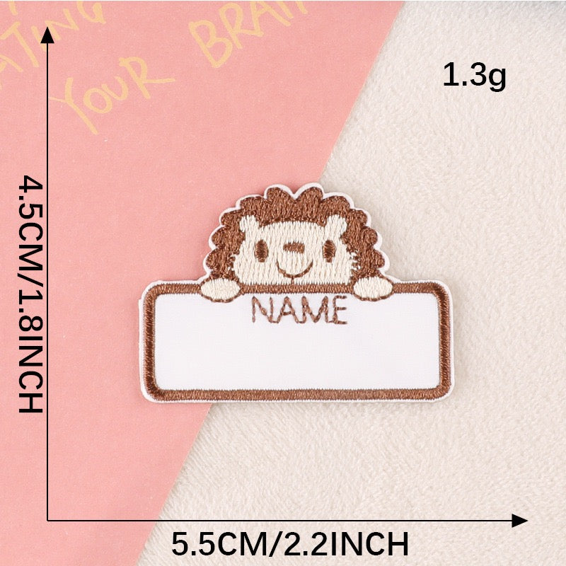 Write-On Name Embroidered Patches ① - Multiple Designs Available - CheerCove
