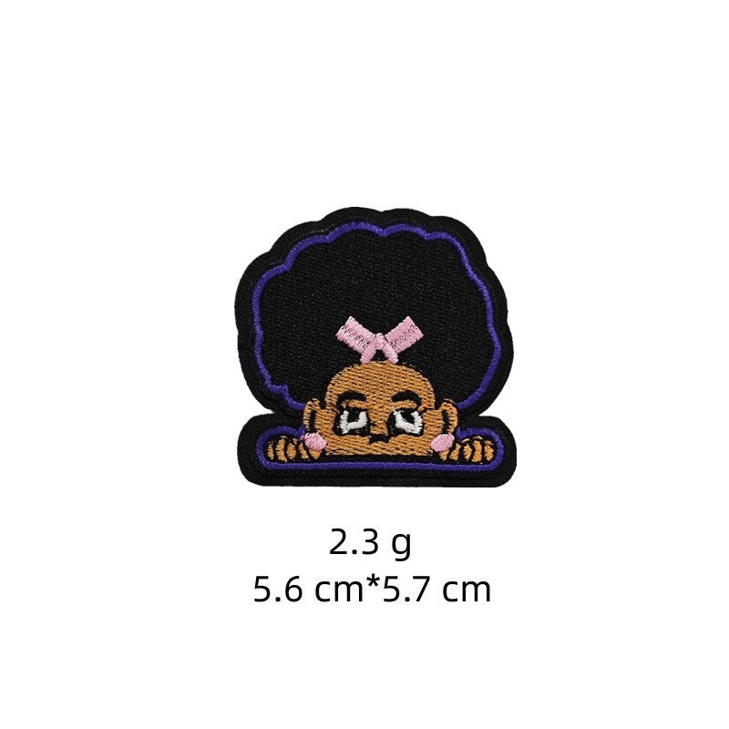 Fashion Girl ① Patches (Iron-On)