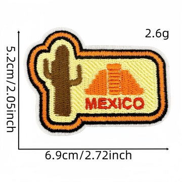 World Landmarks Patches (Iron-On)
