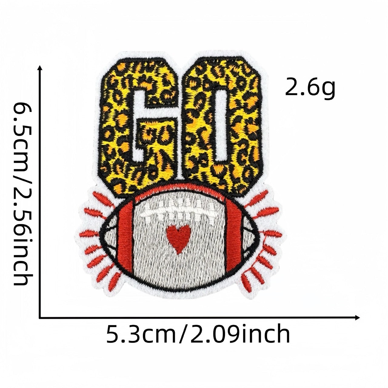 Football ① Patches (Iron-On)