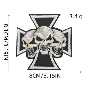 Skull Patches (Iron-On)