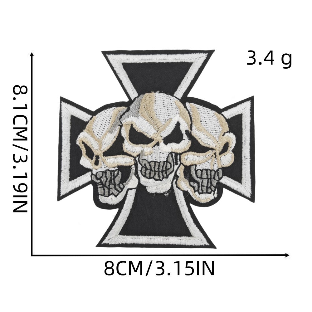 Skull Patches (Iron-On)