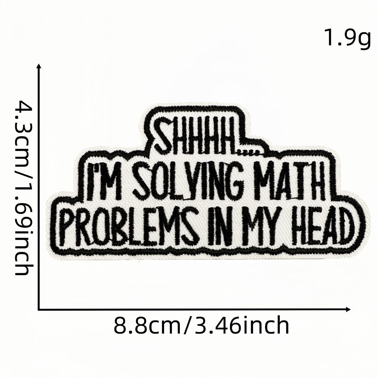 Dark & Gothic Phrases ① Patches (Iron-On)