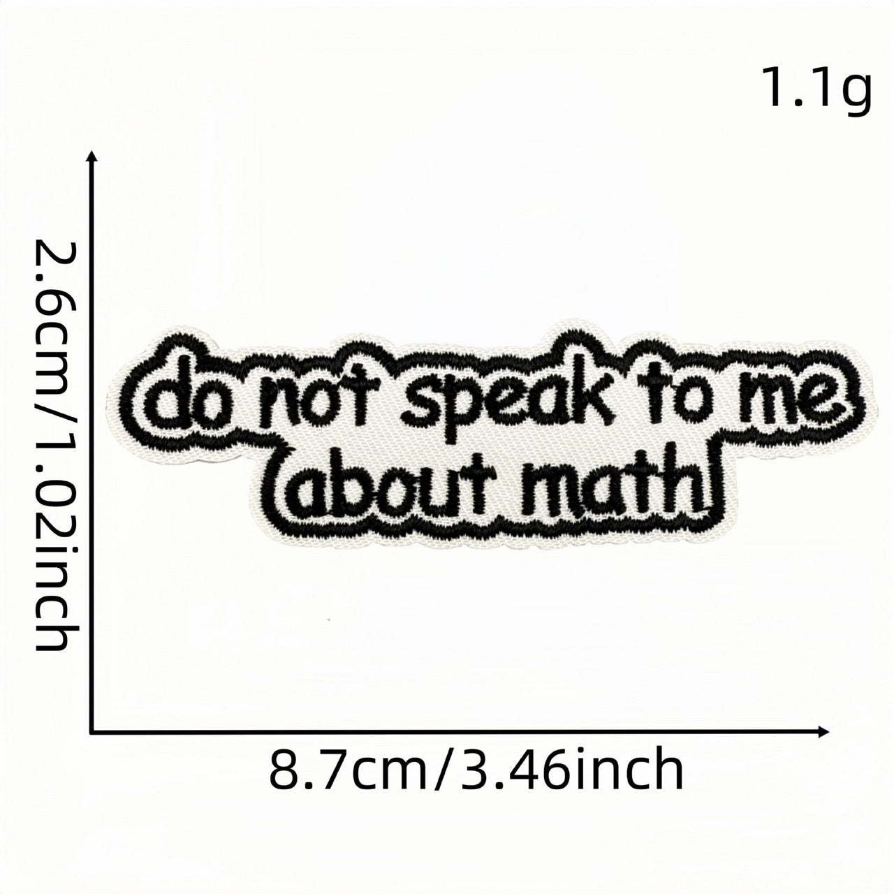 Dark & Gothic Phrases ② Patches (Iron-On)