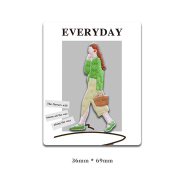 Urban Chic Girl Embroidered Patches - Multiple Designs Available - CheerCove